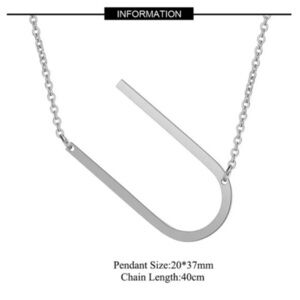 3/$30 🌟 Initial “U” Pendant Necklace